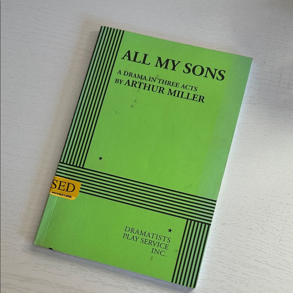 💚 5 for $15! 💚 All My Sons by Arthur Miller